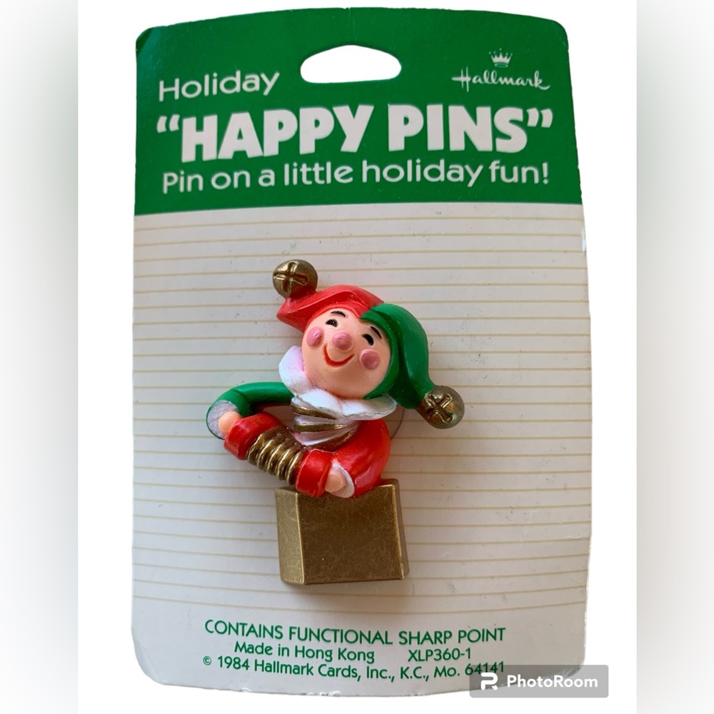 Vintage Hallmark Happy Pin 1984